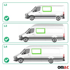 Mercedes Sprinter Fixed Glass - Front Side - Omac - Galaxy - '19-'25 Mercedes Sprinter Fixed Glass - Front Side - Omac - Galaxy - '19-'25